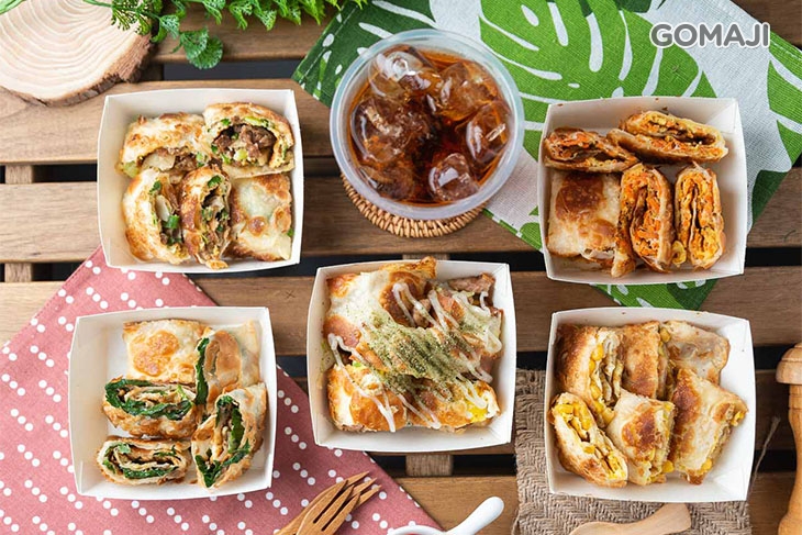 自然捲早餐x手工蛋餅