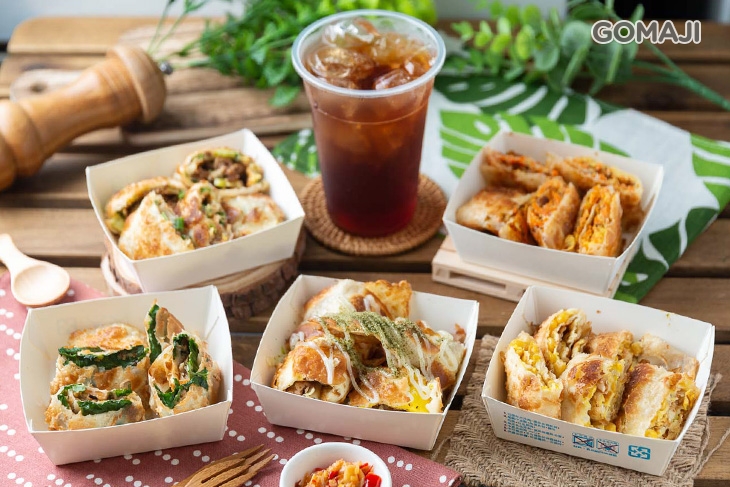 自然捲早餐x手工蛋餅