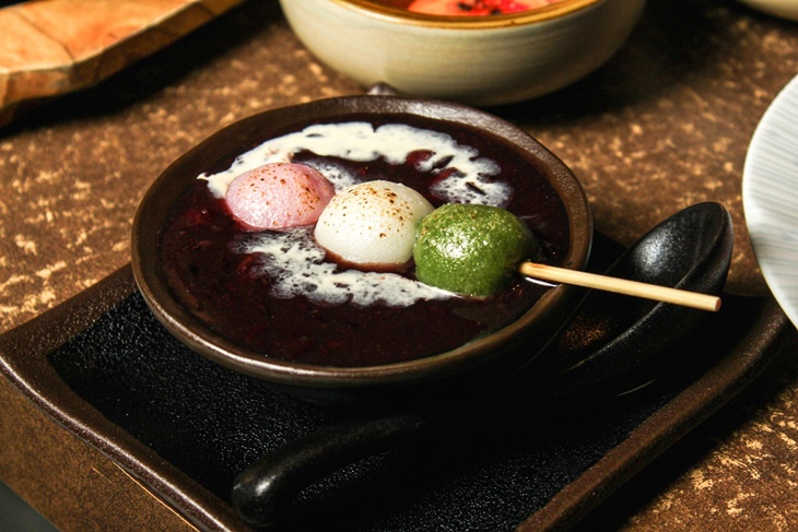 花見糰子&紫米紅豆湯
