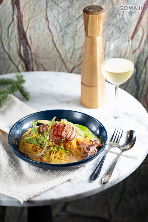 老酒墨魚義大利麵