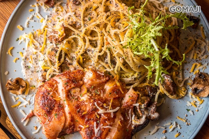 松露雞排義大利麵