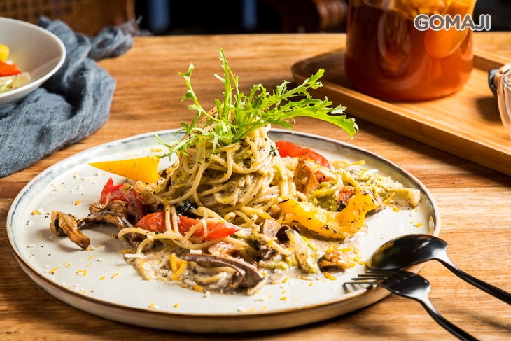 蔬食蕈菇總匯義大利麵