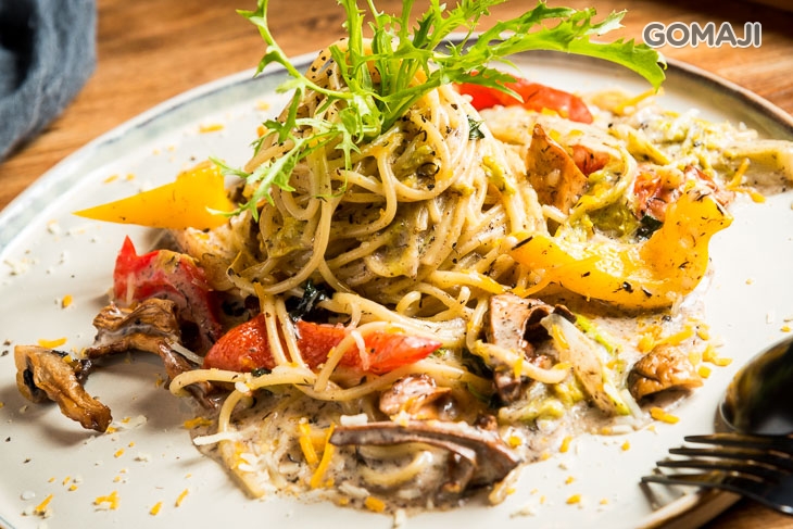 蔬食蕈菇總匯義大利麵