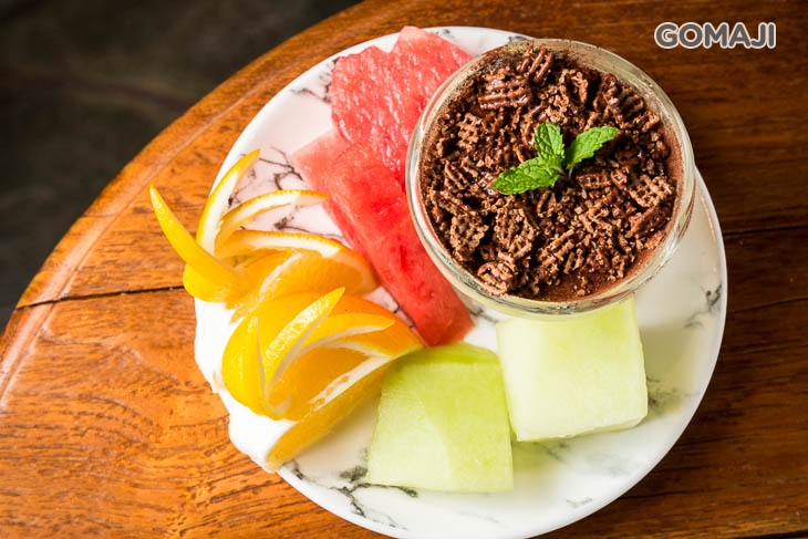 綜合水果+提拉米蘇