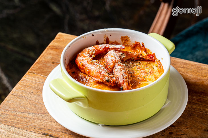 茄汁海大蝦焗烤