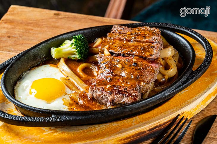 特級紐約克牛排鐵板排餐