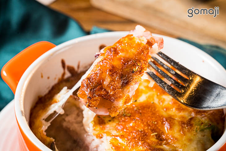 西哥茄香辣味焗烤鱸魚(筆尖麵/燉飯)