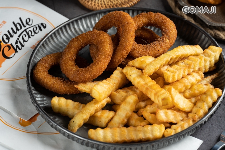 美式洋蔥圈/波浪薯條