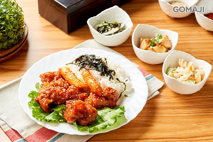 B.韓式炸雞飯套餐