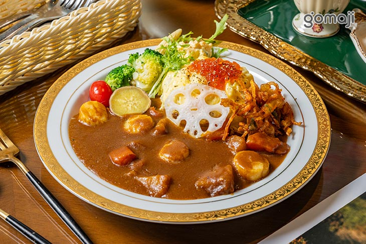 干貝鮭魚卵咖哩飯