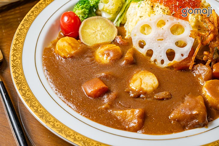 干貝鮭魚卵咖哩飯