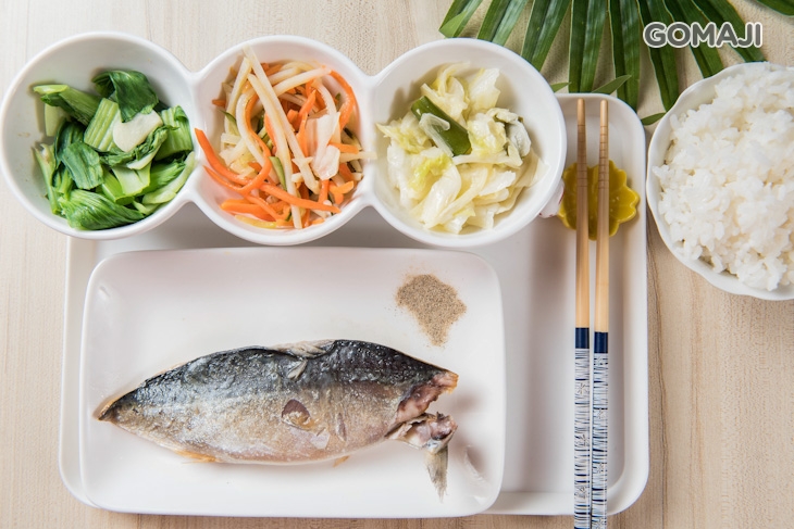 香煎鯖魚簡餐