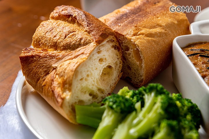 無水蔬菜蔬菜豬肉咖哩(今日湯品+法國麵包+花椰菜+蜜柚柑橘奶酪)