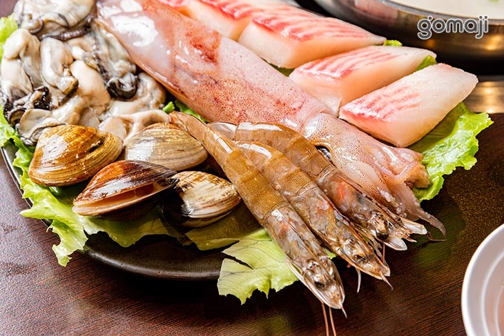 胡椒雞白湯＋海陸總匯