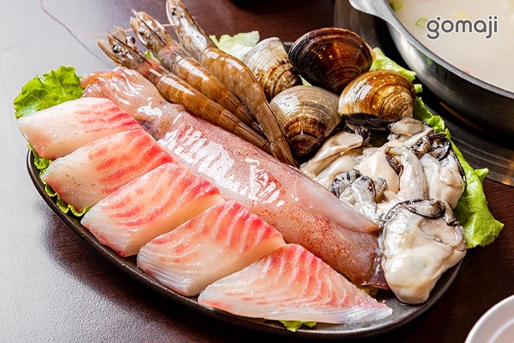 胡椒雞白湯＋海陸總匯