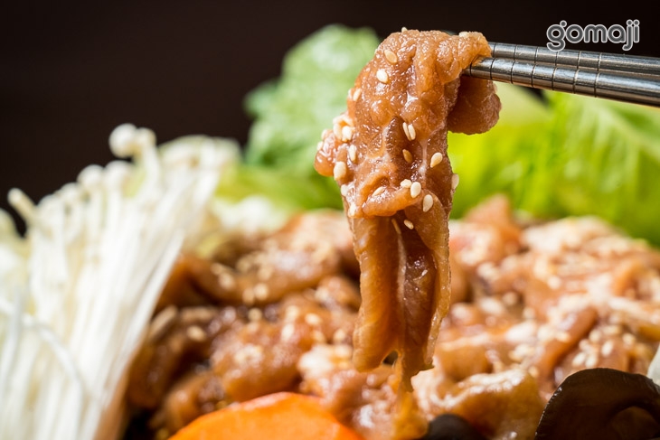 炙火鍋銅盤燒肉+豬肉