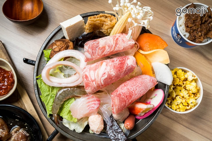 海鮮豆腐鍋+豬肉