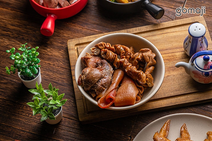 腱肉 大腸 豬皮