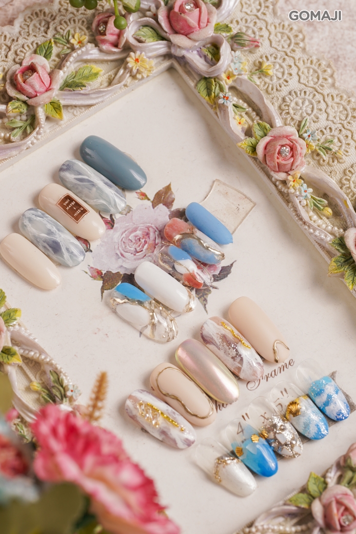 手部流行設計款凝膠美甲20選1