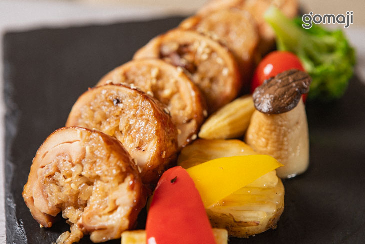 爐烤日式照燒米糕雞肉捲