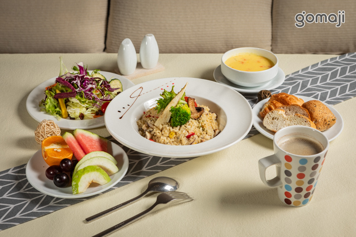 奶油野菇松露燉飯(奶蛋素)