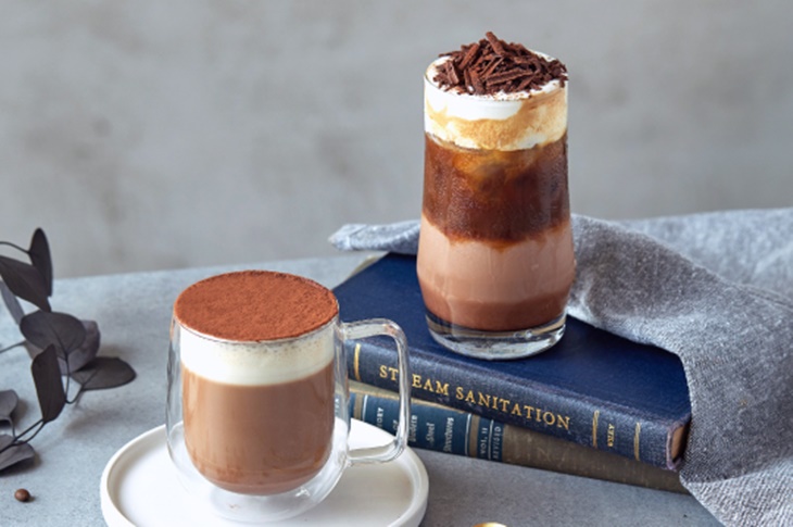 雪點黑森林拿鐵+提拉米蘇拿鐵