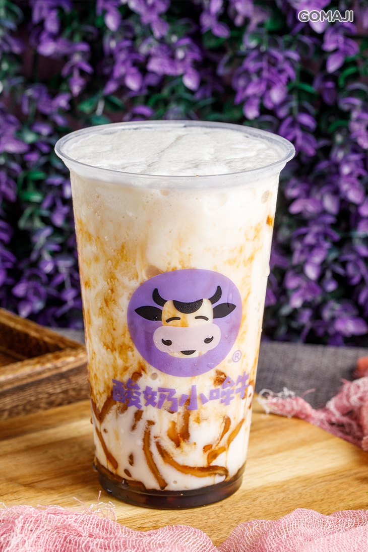 黑糖粉條酸奶多
