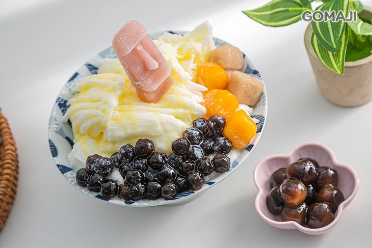 大三圓雪花牛奶冰