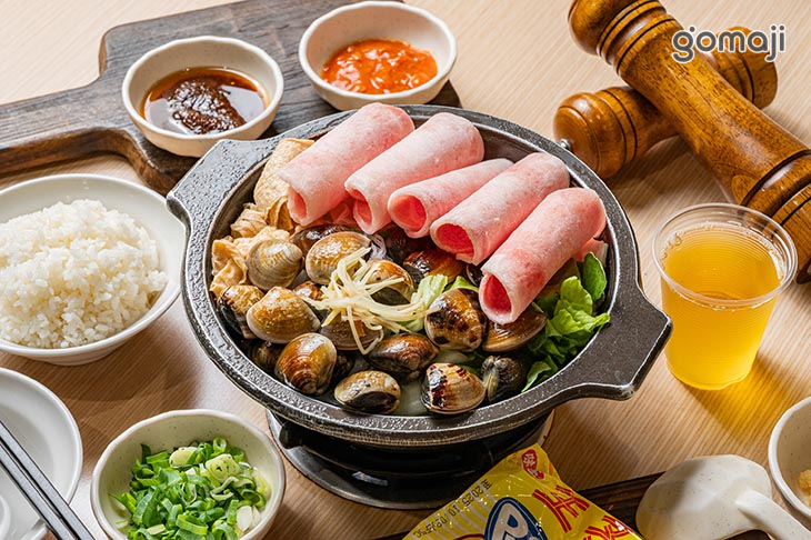 蛤蜊肉片鍋