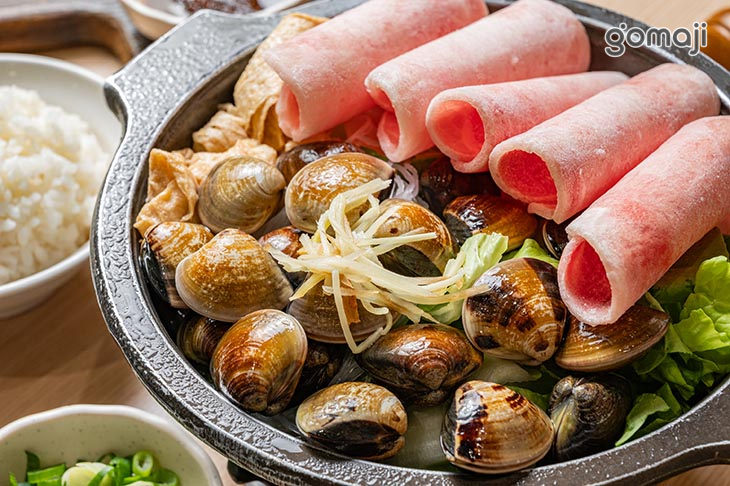 蛤蜊肉片鍋