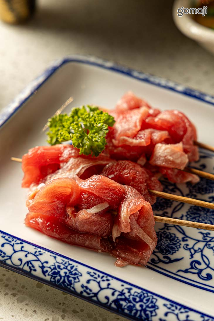 原味羔羊串（四串）