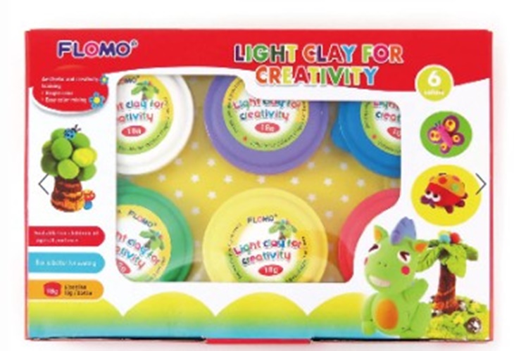 6色創意黏土