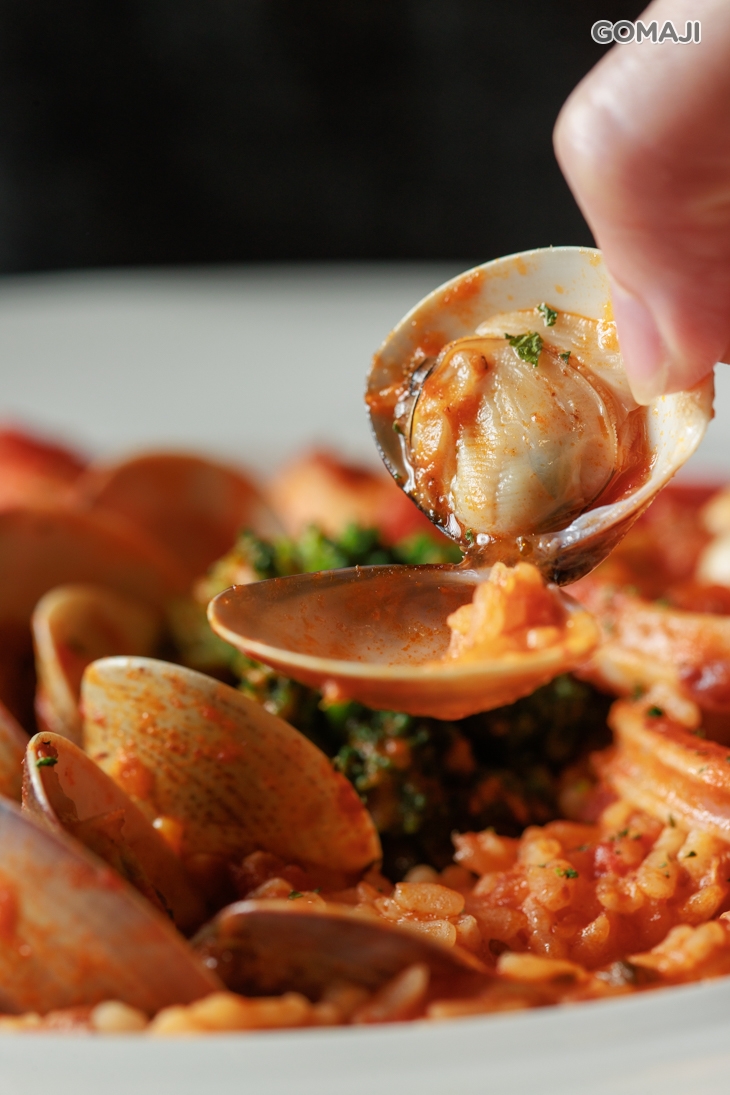 波隆那紅酒肉醬海鮮總匯燉飯