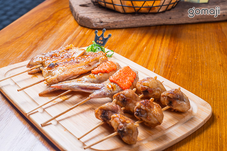 燒烤 (醬燒雞腿肉串、明太子烤雞翅、香酥雞屁股)