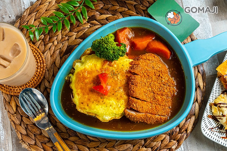 大阪豬排咖喱蛋包飯