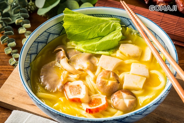 南瓜鮮菇烏龍麵