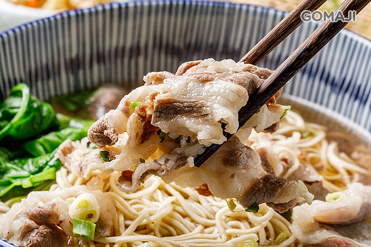 (湯底：清燉+口感：霜降牛肉片+主食：手工麵)