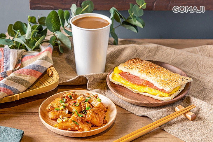 C.燒餅雙拼飽飽餐餐 