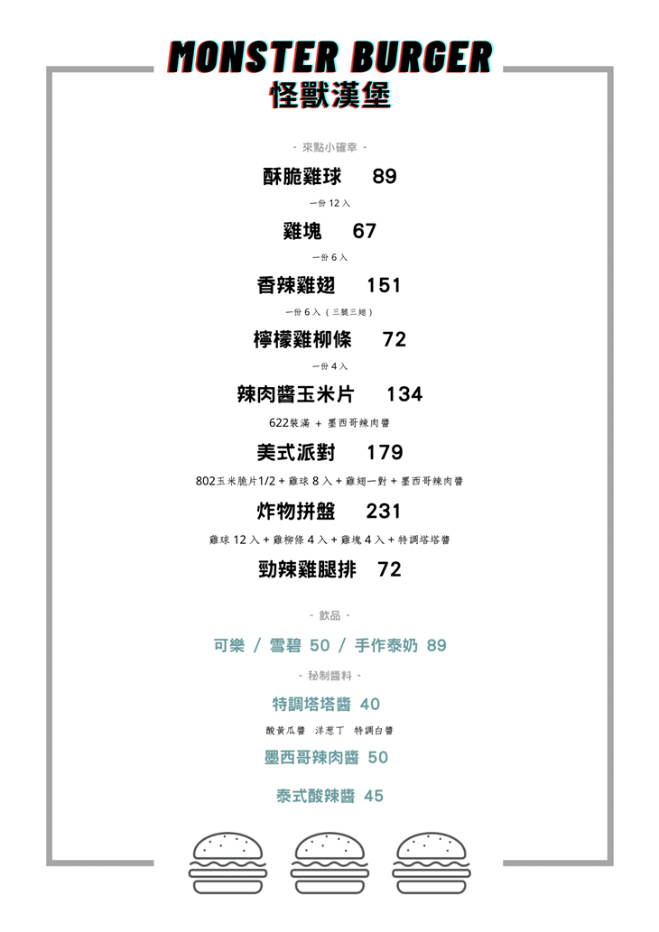怪獸漢堡Monster Burger