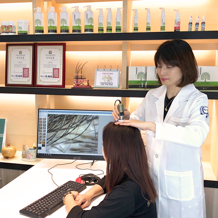 專業頭皮檢測(迎賓享用南非國寶茶)