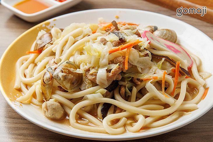 乾炒海鮮烏龍麵