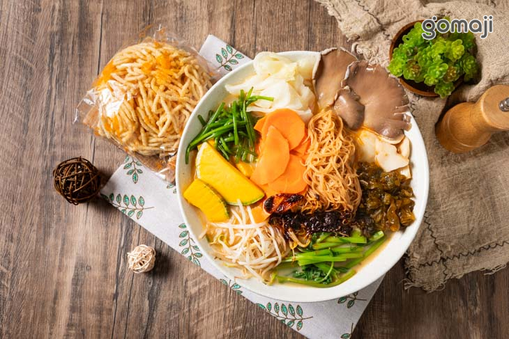 麻奶蔬菜麵
