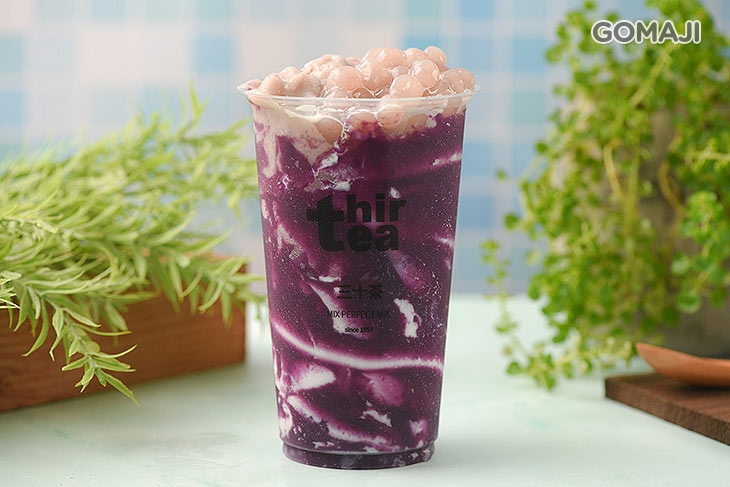 手打芋泥珍珠拿鐵