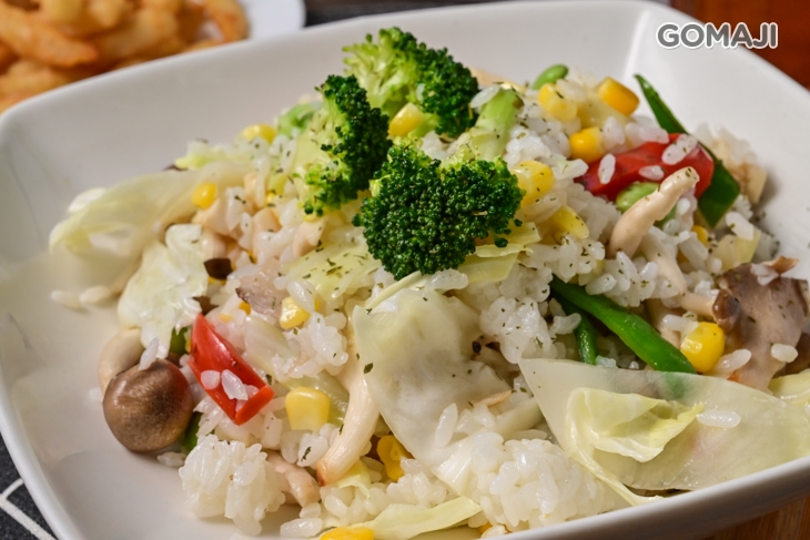 野菇時蔬燉飯