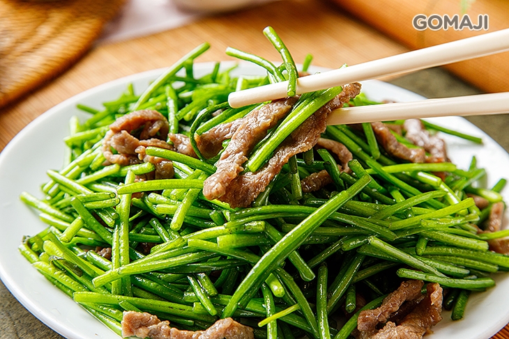 XO醬水蓮牛肉絲