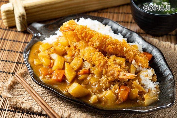 咖哩炸蝦飯