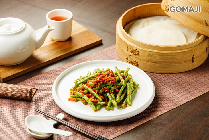 乾煸四季豆(附餅)