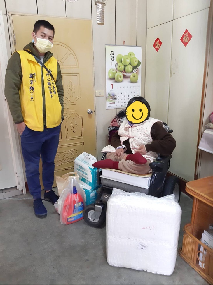 （協會提供身障家庭生活各類物資）
