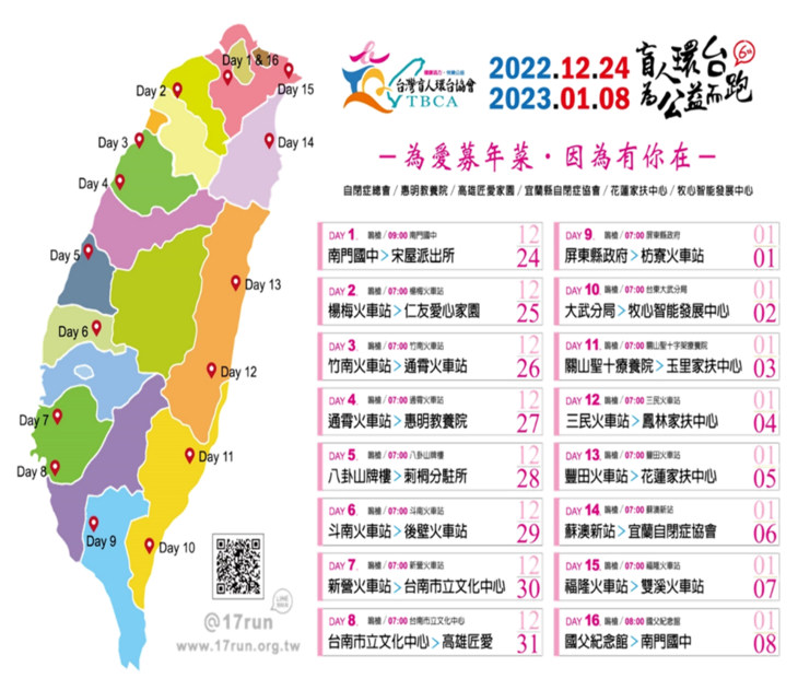 社團法人台灣盲人環台為公益而跑協會