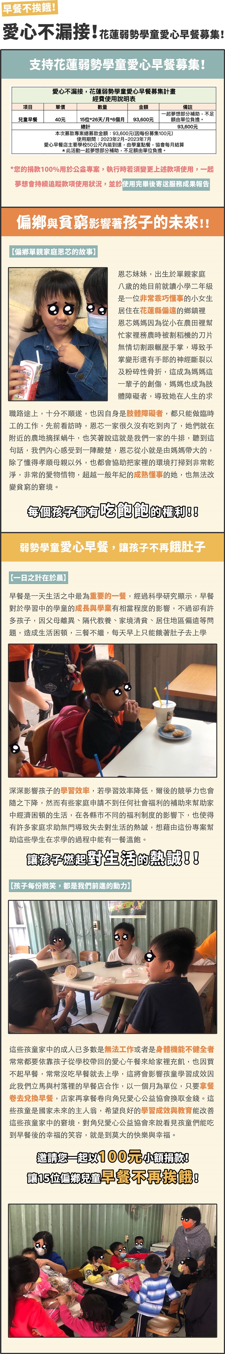 角兒童募款專案